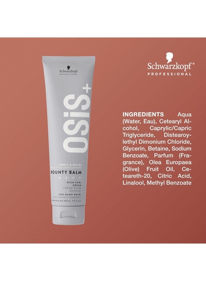 Osis+ Bounty Balm Rich Curl Cream 5oz | Reduces Frizz and Enhances Natural Textures | Non-Stiff | Non-Crunchy | All Curly Types - Image 5