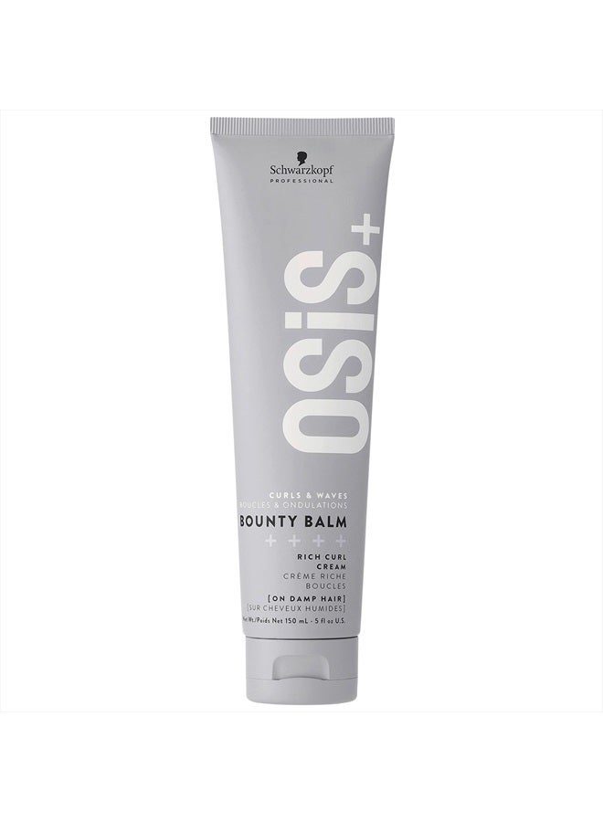 Osis+ Bounty Balm Rich Curl Cream 5oz | Reduces Frizz and Enhances Natural Textures | Non-Stiff | Non-Crunchy | All Curly Types - Image 1