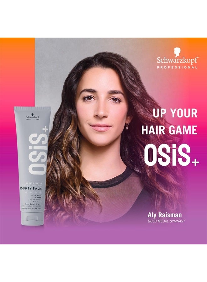 Osis+ Bounty Balm Rich Curl Cream 5oz | Reduces Frizz and Enhances Natural Textures | Non-Stiff | Non-Crunchy | All Curly Types - Image 2