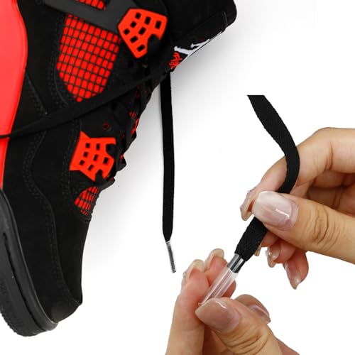Enodny 60PCS Clear Heat Shrink Shoelace Tips, 0.2 Inch Plastic Shoe Lace Ends Tips for Repairing and Shortening Shoelaces - Image 5