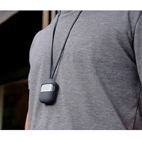 Xtore Capsule AIRPOD CASE Compatible with Gen 1 and 2 with Neck Strap Set - Black - Image 4