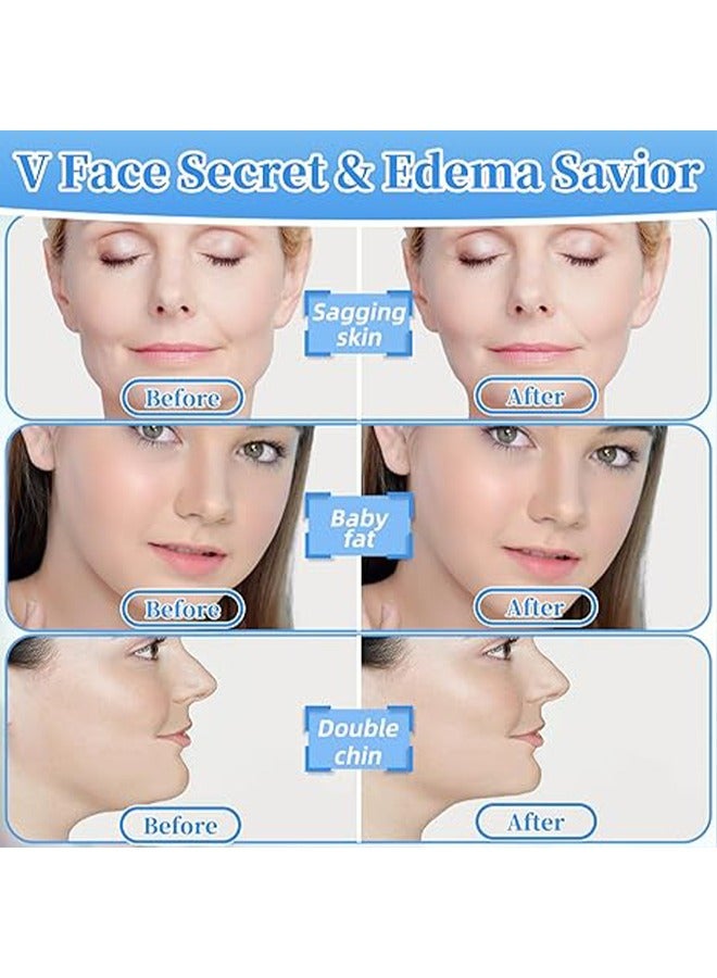 Yoxier 10Pcs 40 Stickers Face Tape Face Lift Tape Face Tape Lifting Invisible Instant Face Lift Tapes and Bands for Jowls Secret Makeup Tape for Double Chin Face Lifting Sticker for Saggy Skin - Image 3