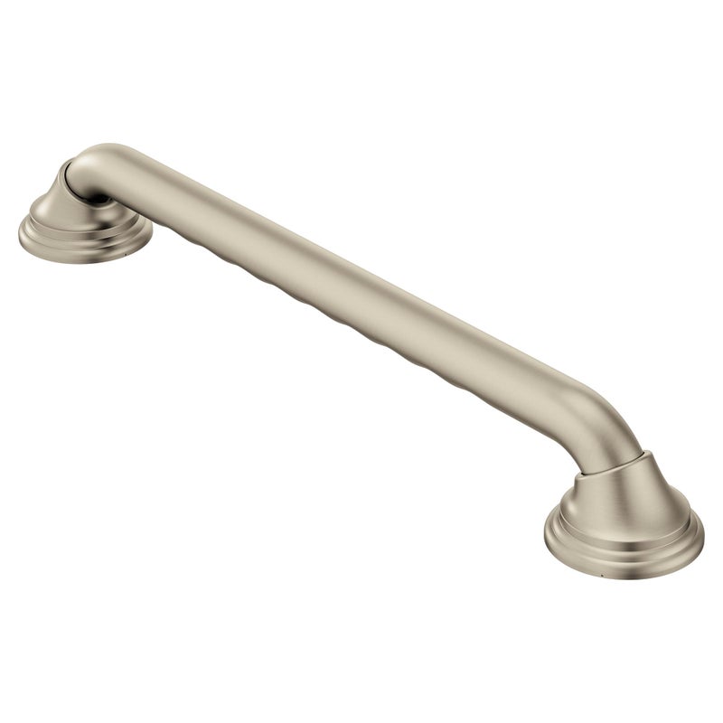 Moen Home Care Bathroom Safety 16 Inch Designer Stainless Steel Handicap Grab Bar for Bathtub and Shower, Concealed Screws, Brushed Nickel, LR8716D3BN - Image 5