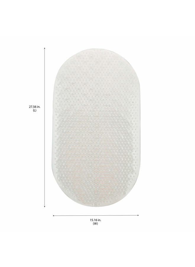 Bath Bliss 2 Pack Shower Tub Mat | Anti-Slip Bathmat | Suction Cup Base | Drain Holes | Safety | Holographic - Image 3