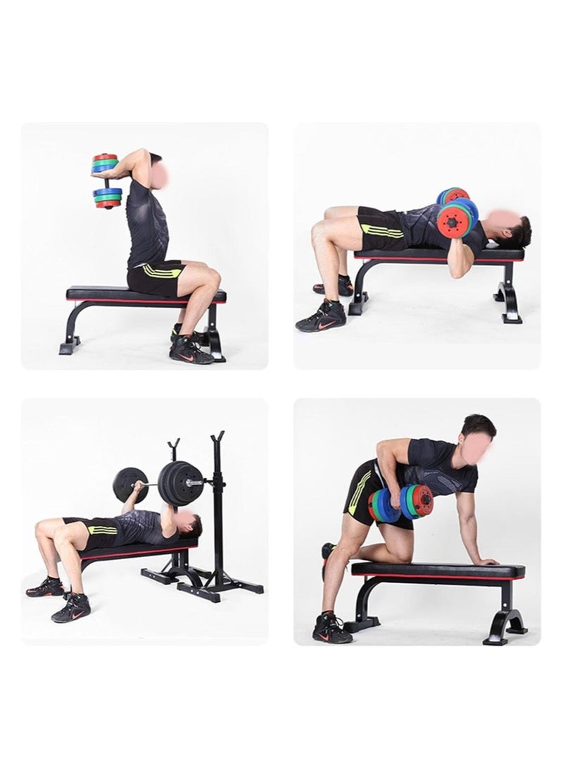 COMMANDO Stable Flat Weight Bench - 300 kg Max Load - Image 3