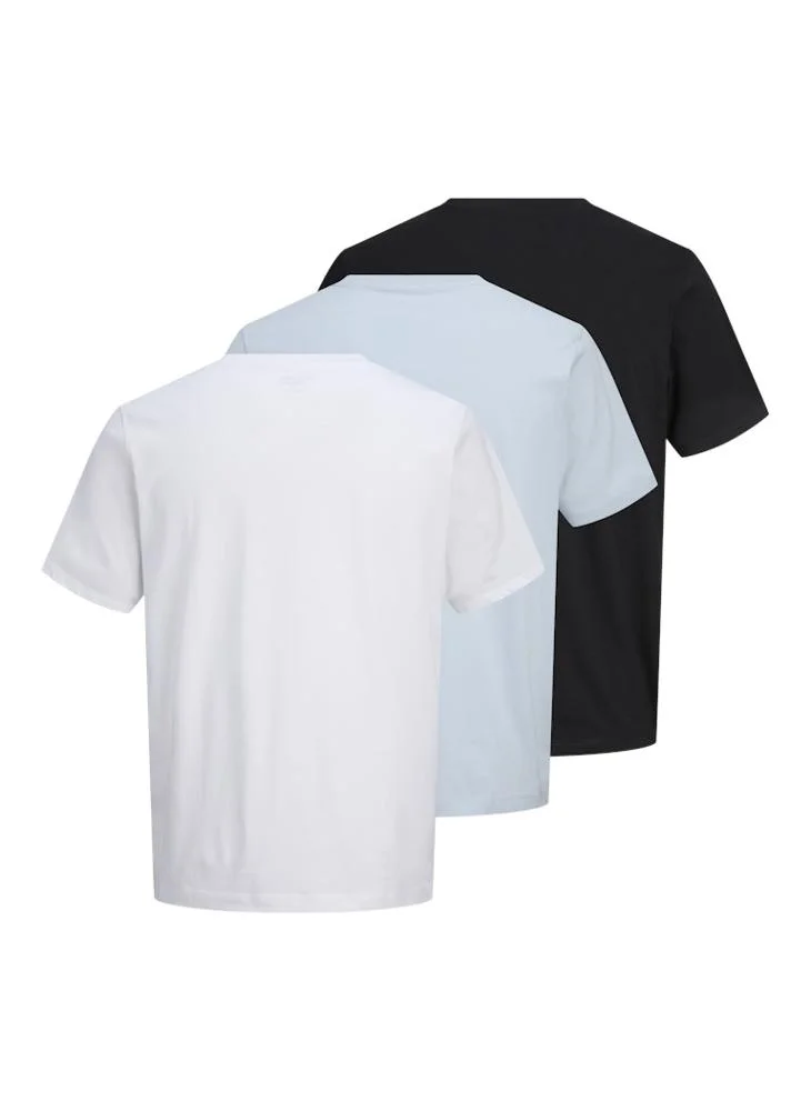 JACK & JONES 3 Pack Of Crew Neck T-Shirt