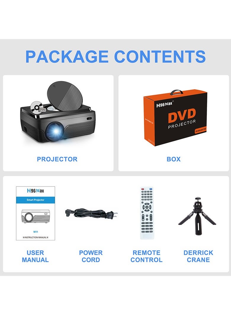 AROAQ Portable HD Home Projector with Wireless WiFi and Mobile Phone Screen Sharing 720P  - Image 4