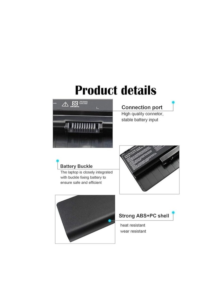 Terabyte Replacement Laptop Battery For ASUS N46 - N56 /A32-N56/A33-N56 Black - Image 4
