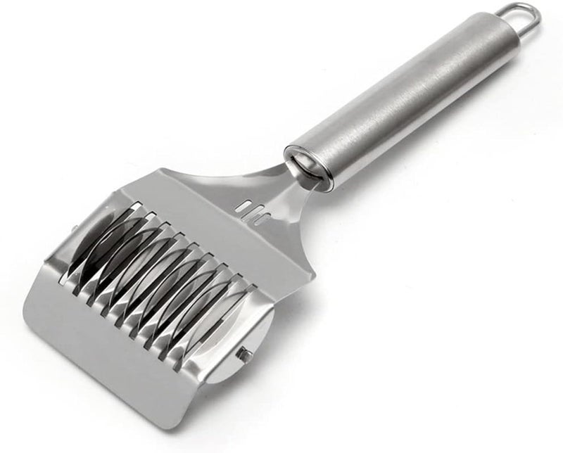 Stainless Steel Pasta Maker & Spaghetti Cutter - Fettuccine, Noodle, Lattice Roller, Dough Docker for Kitchen Cooking
