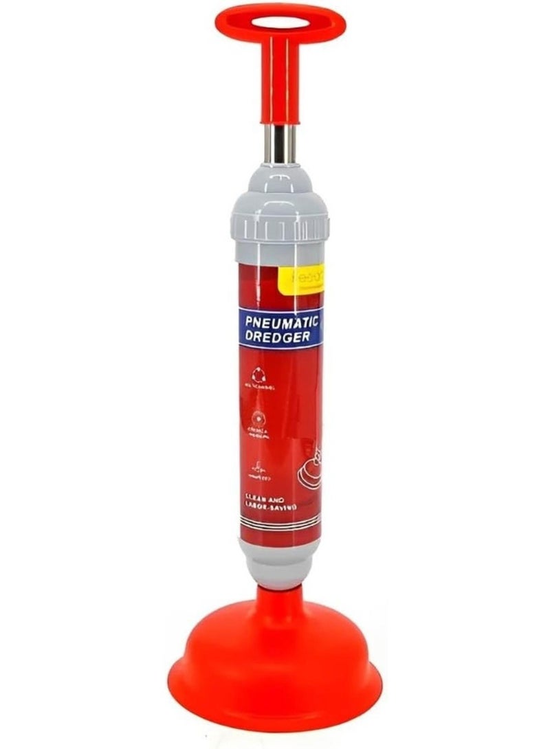 MOMENT Toilet Plunger, Drain Plunger, Sink Plunger With Handle High Pressure Powerful Pump Multi-Drain Toilet Plunger Bathroom Kitchen Toilet Shower Sinks - Image 1