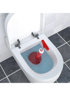 MOMENT Toilet Plunger, Drain Plunger, Sink Plunger With Handle High Pressure Powerful Pump Multi-Drain Toilet Plunger Bathroom Kitchen Toilet Shower Sinks  - Image 2