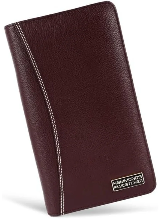HAMMONDS FLYCATCHER Leather Passport Cover for Men, Passport Cover for Women, RFID Passport Holder for Men Travel Accessories for Men, Passport Bag for Men, 7 ATM Card Slots