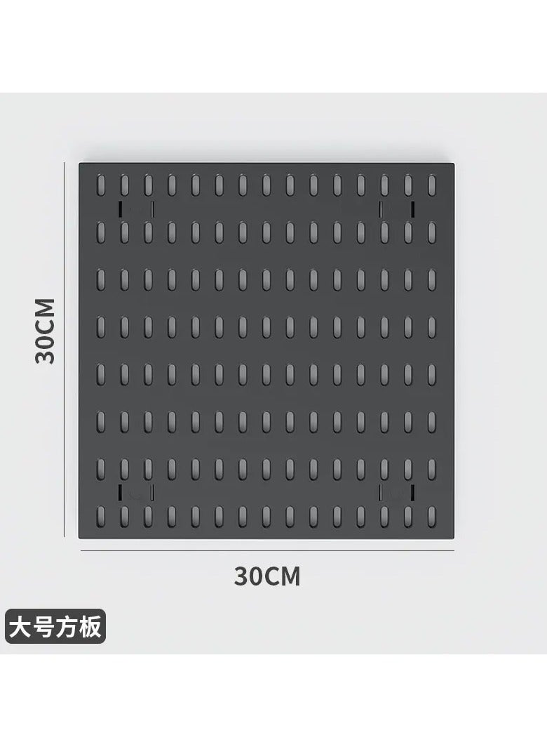 ارواق طقم تخزين بيجبورد مثقوب للتعليق على الحائط، ملحقات بيجبورد للتخطيط بنفسك، بدون حفر، تنظيم الحرف اليدوية - Image 1