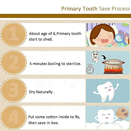 PAMBO Baby Tooth Fairy Keepsake Box | Child Tooth Saver & Holder Gift Box for Girls - Image 5