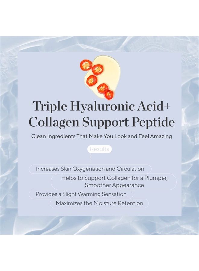 HydroPeptide علاج تعزيز الشفاه اللامع المثالي، حجم طويل الأمد وترطيب، أحمر سانتوريني، 0.17 أونصة - Image 4