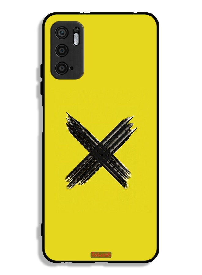 Tolwak Xiaomi Redmi Note 10 5G Protective Case Cover X Pattern - Image 1