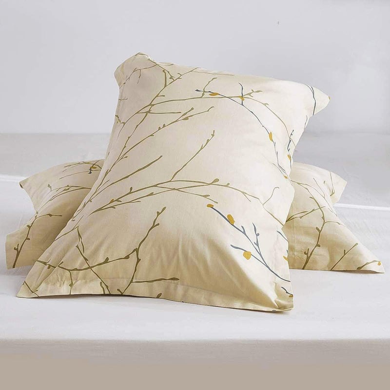 OAITE Duvet Cover Set,100% Cotton Comforter Cover with Floral Pattern Duvet Cover Set,Soft Bedding Set Includes with 3 Piece (2 Pillow Shams,1 Duvet Cover) - Image 5