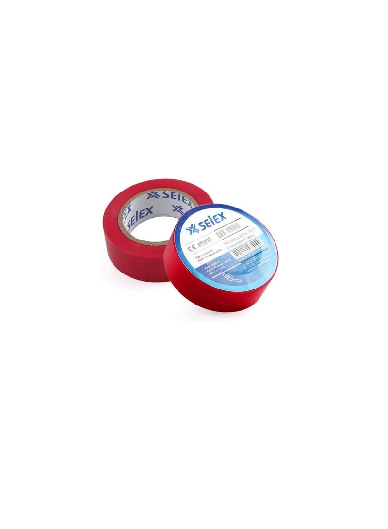 Selex PVC INSULATION TAPE SIT-1900 SELEX -RED (PACK OF 20) - Image 2