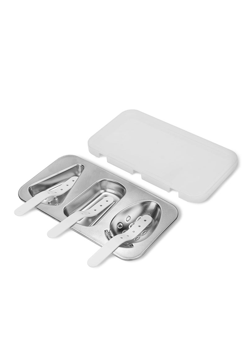 SYOSI - Stainless Steel Popsicle Molds for Kids, Ice Cream Mold, Popsicle Stick Baking, Ice Pop Molds, Homemade Ice Cream Molds Set, Stainless Steel Reusable Ice Pop Maker - Image 1