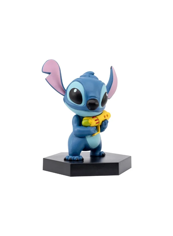 ديزني Lilo & Stitch Fun Series 2 with Window Box - Ray Gun Stitch | Collectible Figure | Stitch Figurine | Display Figure | Perfect Gift for Collectors and Kids