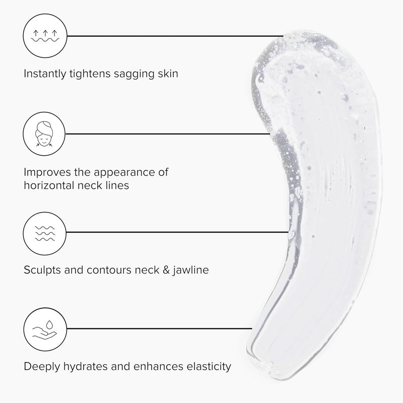 DRMTLGY Contouring Serum Anti Aging Neck Cream for Skin Tightening and Firming Sculpt and Define Jawline Improves Horizontal Neck Lines and Sagging Skin 17 oz - Image 3