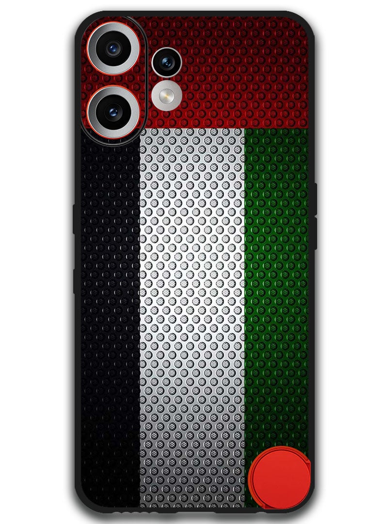 Theodor Case Compatible with Nothing CMF Phone 2 Pro 6.77 Inch Protection Shockproof Bumper Cover UAE Flag - Image 1