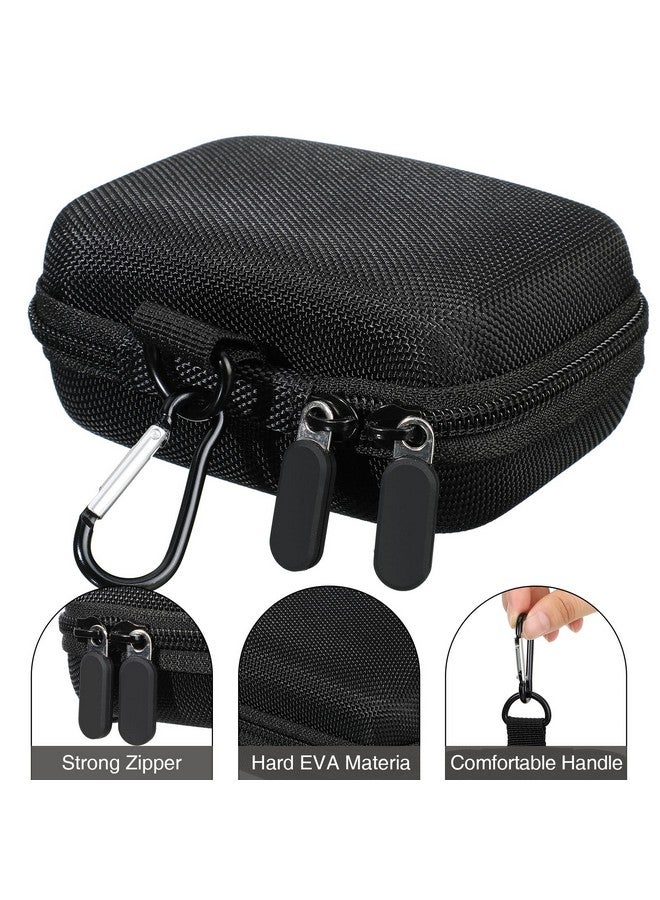 Sanwuta Playing Card Case Eva Hard Travel Carrying Case For Classic Card Game Playing Card Box (Not Including Cards) Black 4.33 X 2.91 X 1.81 Inches (2 Pcs)  - Image 4