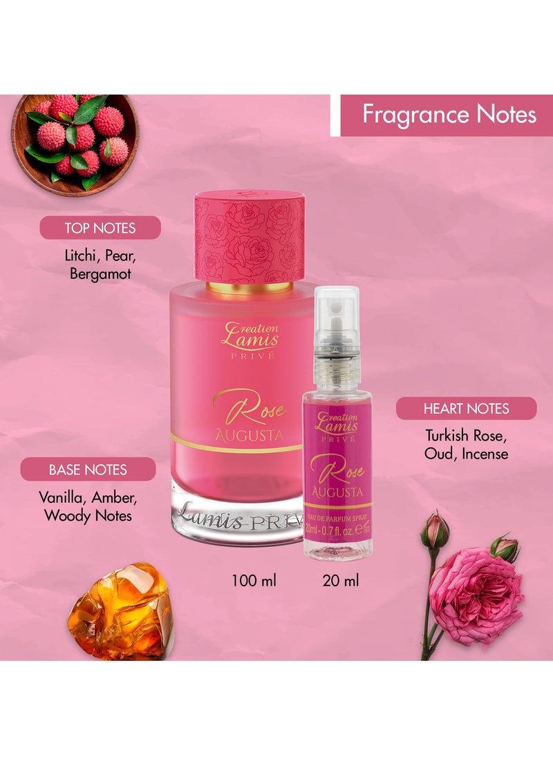 Creation Lamis Privé Women Eau De Parfum Gift Set 4x20ml - Jasmine Joy, Rose Augusta, Vanilla Divin, Sandal Intense | Long-Lasting Amber, Floral, Woody, and Tuberose Notes  - Image 2