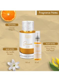 Creation Lamis Privé Women Eau De Parfum Gift Set 4x20ml - Jasmine Joy, Rose Augusta, Vanilla Divin, Sandal Intense | Long-Lasting Amber, Floral, Woody, and Tuberose Notes  - Image 4