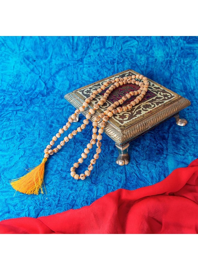 Swaha Tulsi Mala | Natural Lab Certified 108 + 1 Tulsi Beads | Jap Mala | Spritual Japa Mala | Meditation Mala - Image 4