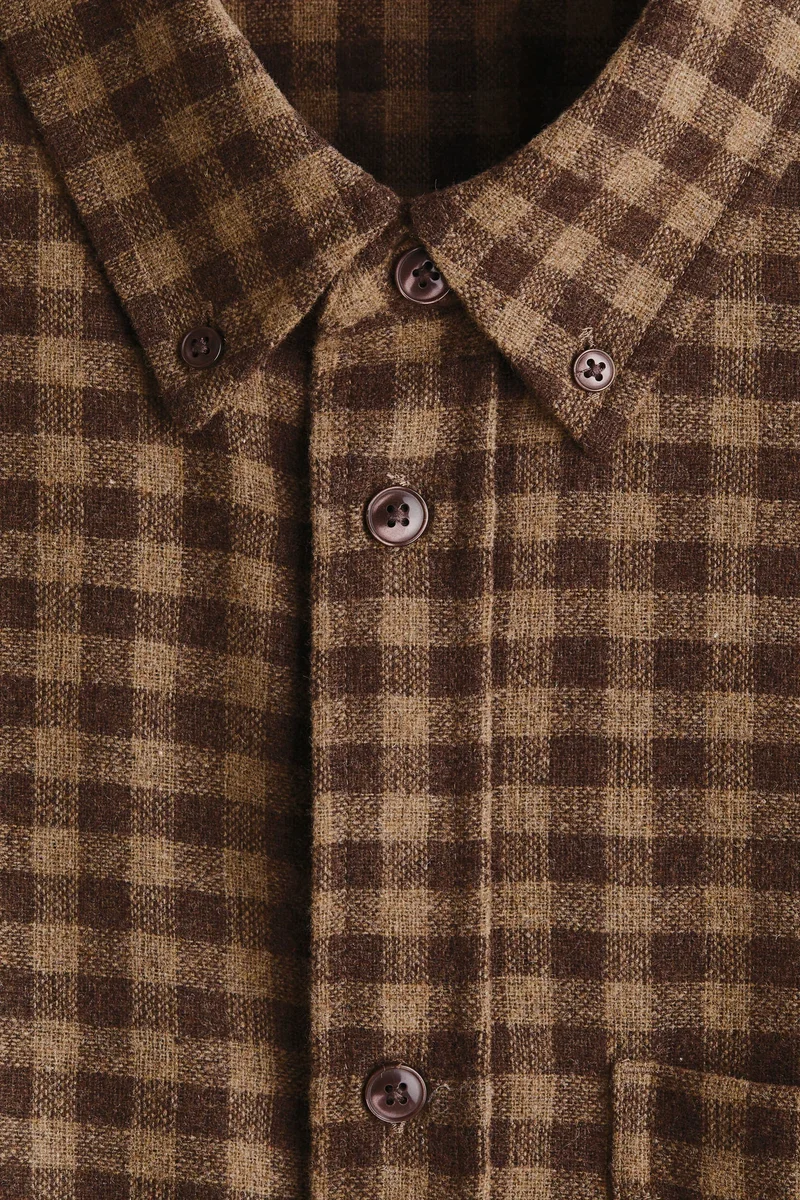 H&M  Relaxed Fit Wool-blend shirt for Men | Best Price UAE