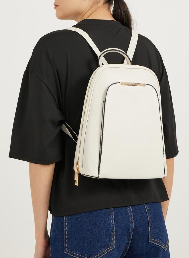 Styli Solid Zip Around Backpack  - Image 2
