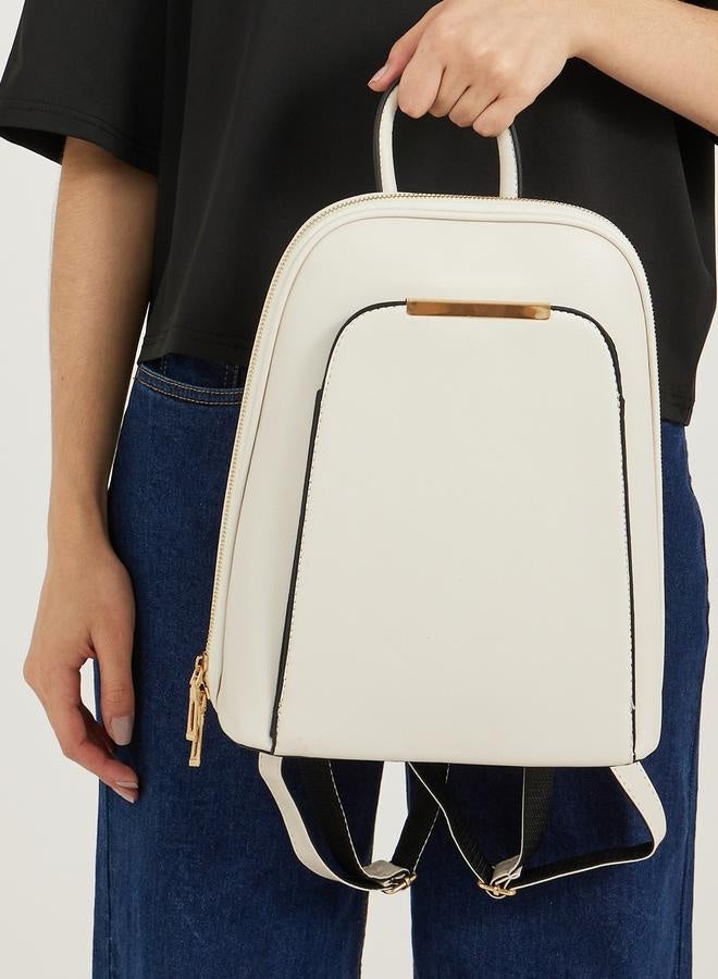 Styli Solid Zip Around Backpack  - Image 4