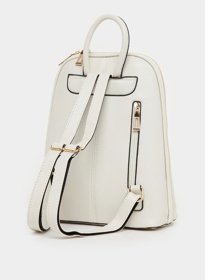 Styli Solid Zip Around Backpack  - Image 5