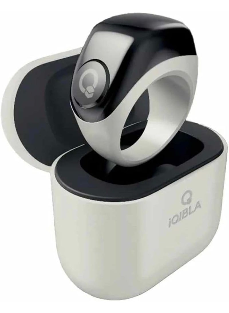 Smart Zikr Ring - JOOD | Tasbih 3-in-1 Flex Lite Smart Tasbih Zikr Ring Counting With 3 Compatible Sizes(18mm/ 20mm/ 22mm) Black Edition - Image 1