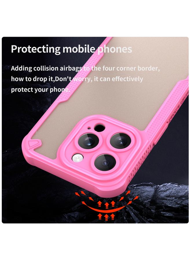 S-TOP Case For iPhone 14 Pro Max Armor Glaze PC Hybrid TPU Phone Case - Image 4