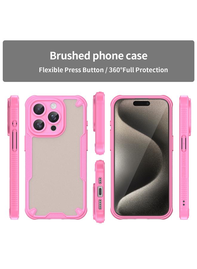 S-TOP Case For iPhone 14 Pro Max Armor Glaze PC Hybrid TPU Phone Case - Image 2