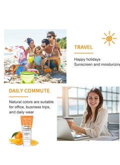 lakerain Tint-ed-Face Sunscreen SPF 40丨Hydrating Sunscreen for Face with Vitamin C丨Facial Sunscreen Moisturizing Lightweight, No Sticky Travel Size Long Lasting Protection Face and All Body 1.4 Fl Oz  - Image 4