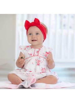 BABYGIZ Baby Girl Headbands Newborn Infant Toddler Cotton Handmade Hairbands with Bows Child Hair Accessories (Red, 0-6 Month) - pzsku/ZBAD375BAD39DE5392341Z/45/_/1737031384/b844417d-af91-4b40-aa3c-70776e5c8669