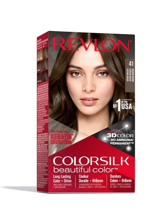 Revlon Revlon Color Silk -Medium Brown 41  - Image 1