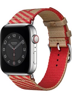 Techmaster Apple Watch Compatible 7 6 5 4 3 2 1 45MM 44MM 42MM Hermes Tme Band Strap 