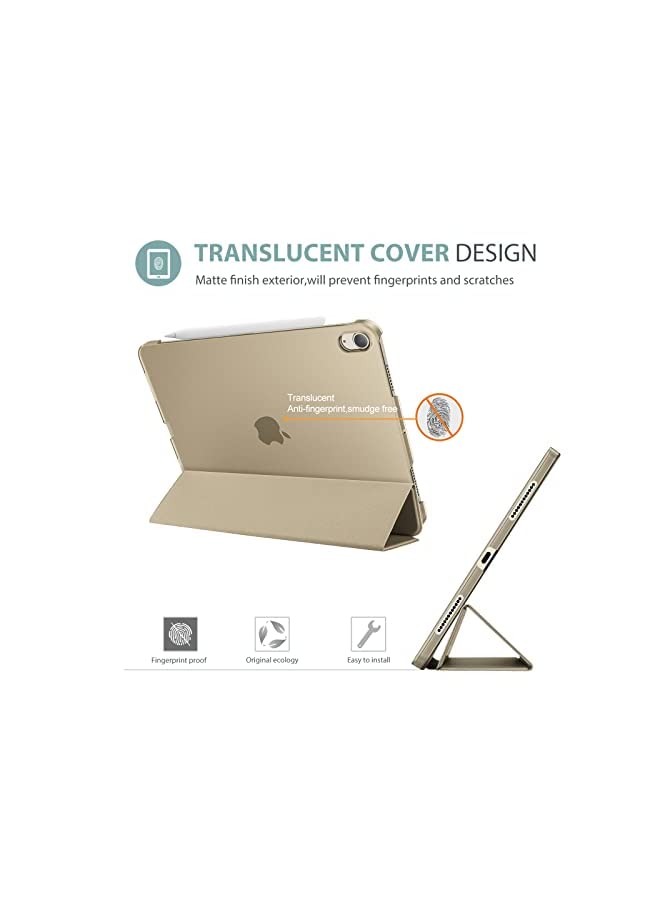 Procases ProCase iPad Air 5/Air 4 Case 10.9" 2022 2020, Slim Stand Hard Back Shell Protective Smart Cover Cases for iPad Air 5th/iPad Air 4th Generation -Starlight - Image 4