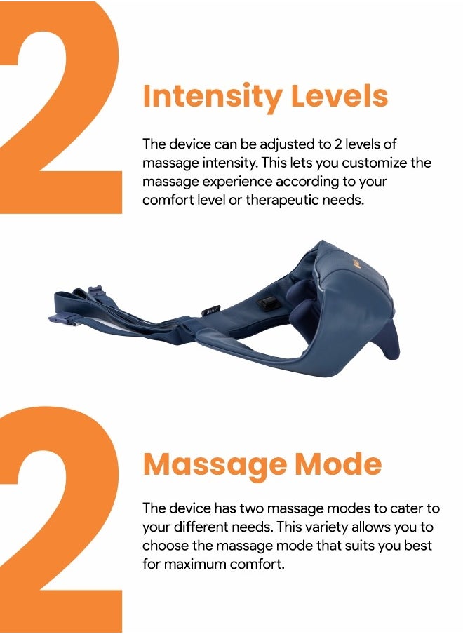 ARES uNeck-6 Wireless Neck Massager - 2 Massage Modes, 2 Intensity Levels, Therapeutic Heating, and Deep Kneading for Pain Relief And Relaxation  - Image 5