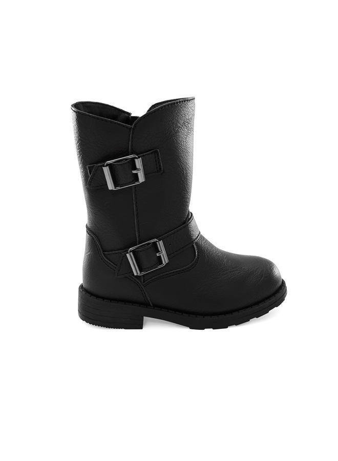 Simple Joys by Carter's Girls Jen Fashion Boot, Black, 11 Little Kid - Image 2