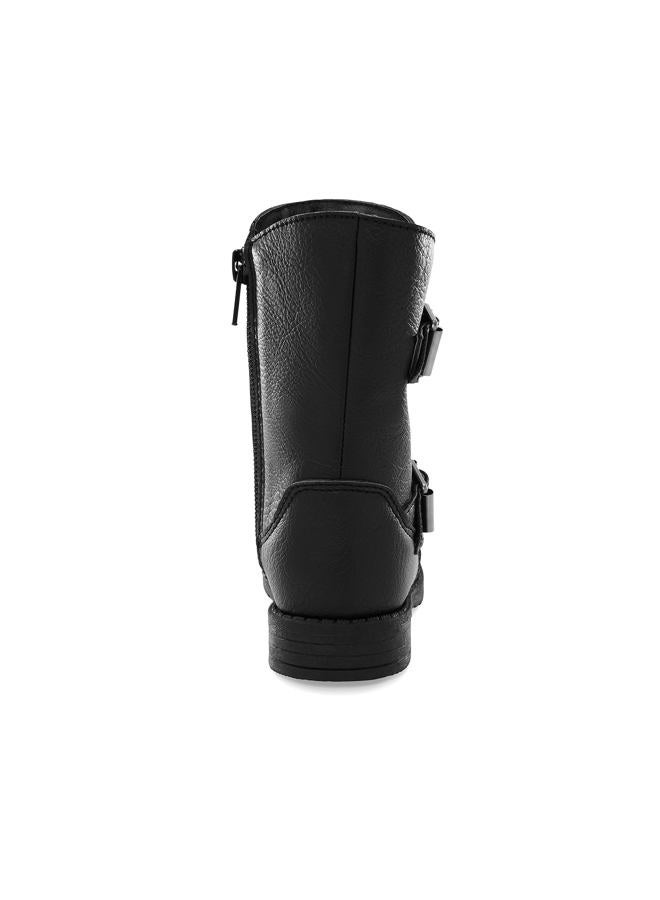 Simple Joys by Carter's Girls Jen Fashion Boot, Black, 11 Little Kid - Image 3