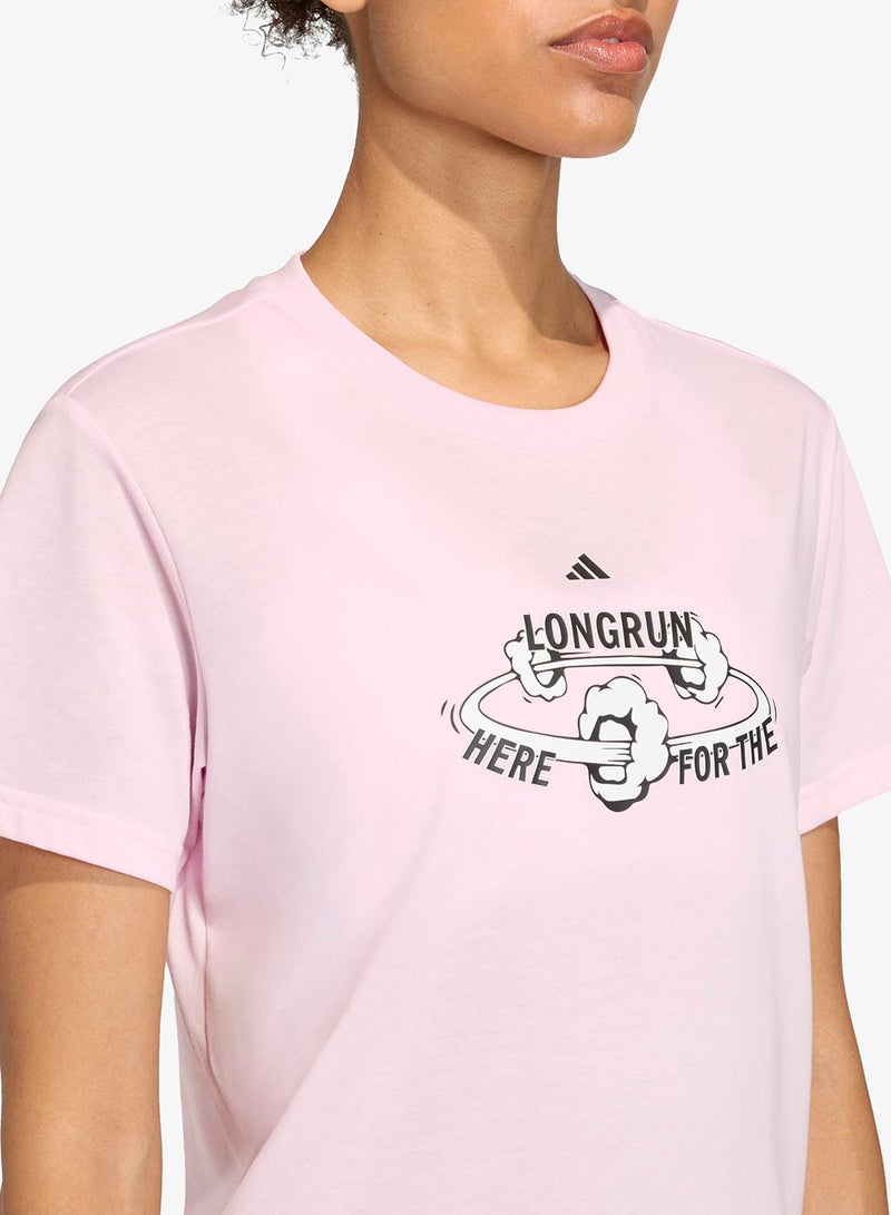 Adidas For The Long Run Graphic T-Shirt - Image 3