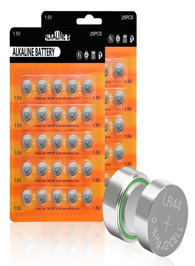 kunying 50 Pack LR44 Batteries, AG13 357 303 SR44 a76 Lr44 Button Cell Batteries, 1.5v Batteries Long Lasting Power for Glucometers, Watches, Toys - Image 1