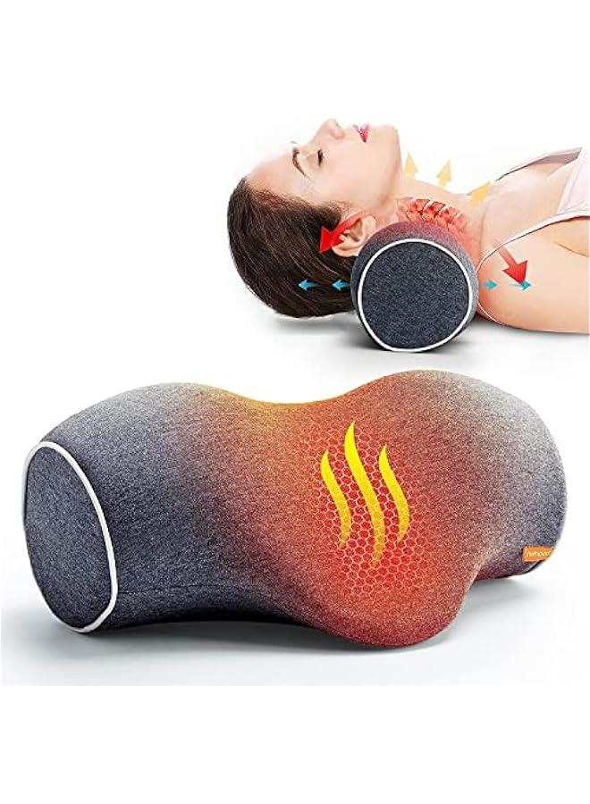 MOXO Neck Stretcher Cervical Neck Trion Device Neck Hump Corrector with Graphene Heating Neck and Shoulder er for TMJ Neck   and Muscle  Cervical Spine Alignment for Bed - Image 1