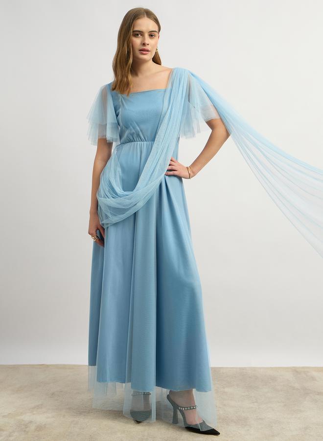 Styli Tulle Overlay Dress  - Image 2