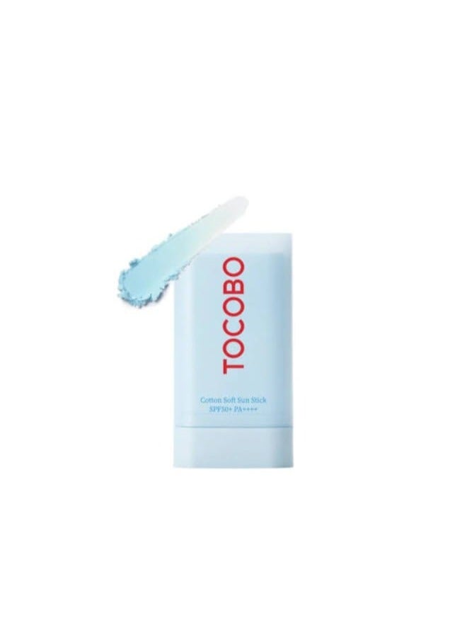 TOCOBO Cotton Soft Sun Stick Vegan Sunscreen SPF50 - Image 1